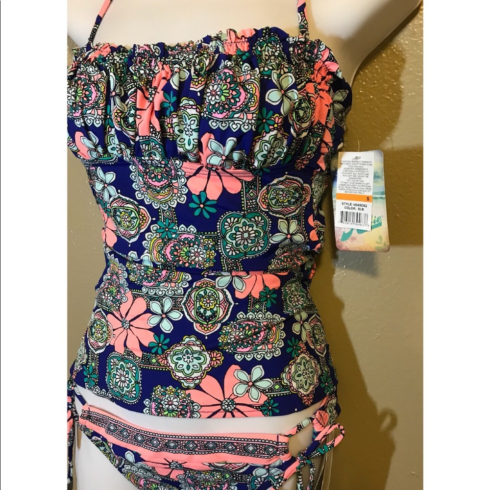 NWT Macy’s hobie swimwear sz small two piece